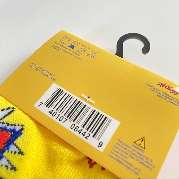 KELLOGG’S CORN POPS Novelty Socks - Picture 6 of 6